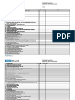 Lab Inspection Checklist