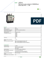 Ficha Técnica Del Producto: Rele Termico para Contactor LC1D09/D38 Por Borne Clase 10A - 7 10A