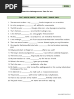 Rc004 Relative Pronouns