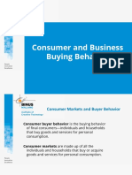 Consumer and Business Buying Behavior