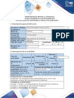 Guía de Actividades y Rúbrica de Evaluación - Desarrollo Fase 1