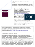 Community Development Society. Journal: To Cite This Article: Ronald J. Hustedde & Jacek Ganowicz (2002) The Basics