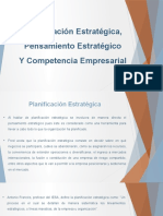 Planificación, Pensamiento Y Competencia