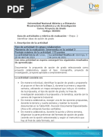 Guía de Actividades y Rúbrica de Evaluación - Unidad 2 - Etapa 2 - Identificar Ideas de Opción de Grado