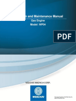 Operation and Maintenance Manual: Gas Engine Model: WP04