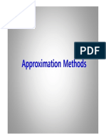 3.2 Approximation Methods