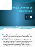 Gandhiji's Concept of Trusteeship