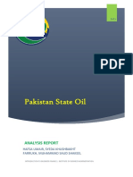 Pakistan State Oil: Analysis Report