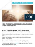 Dom Da Palavra Da Ciencia