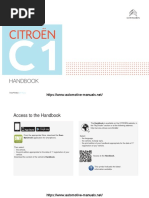 Citroen C1 Handbook