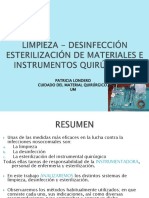 Limpieza Desinfeccinesterilizacindemateriales