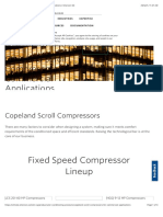 Copeland Scroll Compressors For Commercial Applications: Fixed Speed Compressor Lineup