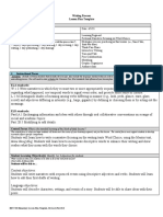 Writing Process Lesson Plan Template Preliminary Information