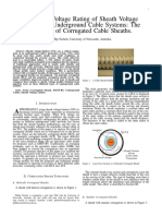 Minimum Voltage Rating of Sheath Voltage Limiters in Underground Cable Systems: The Influence of Corrugated Cable Sheaths