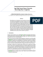 ReasoningWith Neural Tensor Networks For Knowledge Base Completion