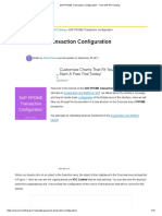 SAP PPOME Transaction Configuration