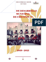 Plan de Desarrollo Municipal de Chiconcuac