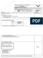 PRUEBA DE DIAGNOSTICO LENGUA Y LITERATURA - Coia