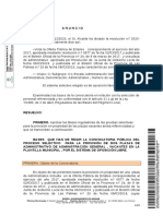 Publicación - Anuncio - ANUNCIO BASES Y CONVOCATORA DOS PLAZAS DE ADMINISTRATIVO