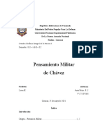 Defensa I - Pensamiento Militar de Hugo Chávez