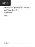 EX Controller - Personal Data Protection and Privacy Controls