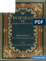 Poesias de Baltasar de Alcazar - Baltasar de Alcazar