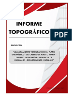 Informe Topografico Puerto Maria