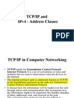 Tcp/Ip and Ipv4 - Address Classes