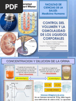 Control Del Volumen y La Osmolalidad de Los Liquidos Corporales