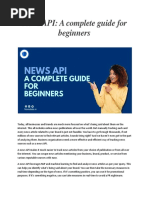 News API - The Complete Guide For Beginners