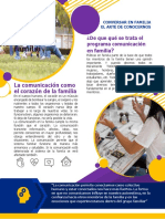 Flyer Comunicación en La Familia