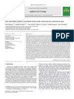 Soil Microbial Quality Associated With Yield Reduction in Continuous-Pea