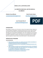 Cómo Afectan Las Importaciones en El Sector Agricola Colombiano