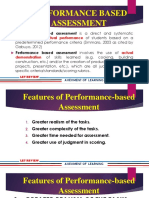 Performance Based Assessment