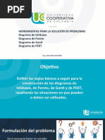 Diagramas Ishikawa, Pareto Gantt y PERT