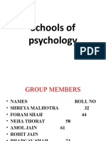 Schools of Psychology