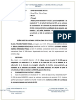 Reitero Proveer Escrito de Subsanacion y Otros Escritos