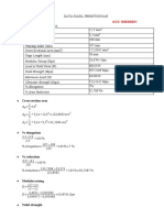 Load at Yield Point (N) Yield Strength (Mpa) Maximum Load (N) Ultimater Strength (Mpa)