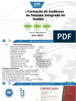 1 - Curso de Formacao de Auditores Internos Integrado 2019