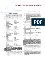 SBI Clerk Mock Test 7 Prelims