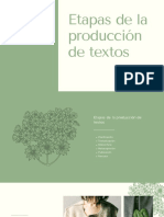 Etapas de La Produccion de Textos