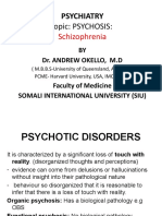 Psychosis-Schizophrenia