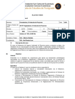 Plan Curso Seguimiento y Evaluacion de Proyectos 2021