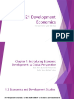 ECO-321 Development Economics: Instructor Name: Syeda Nida Raza