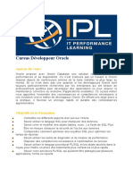 Cursus Développeur Oracle IPL