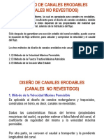 Diseño de Canales Erodables