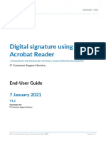 Digital Signature Using Adobe Acrobat - User Guide