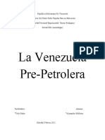 Venezuela Pre Petrolera