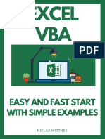 Excel VBA - Easy and Fast Start With Simple Examples - Intermediate - S Guide To Learn VBA Programming Step by Step An Introduction To Excel Programming