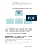 Parámetros de La Corriente de Transito